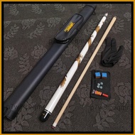 HOT NEW Billiard Cue High-Quality Composite Wood 1/2 split Pool Cue 8 ball 9 ball White Dragon Free 