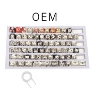 ❐✠ 🔥ขายตรงจากโรงงาน จัดส่งตลอด 24 ชั่วโมง🔥PBT OEM Keyboard Keycap 108 คีย์ Ahegao Anime Theme สำหรั