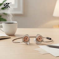 KZ EDX PRO X Professional HiFi Earphones Detachable 0.75mm Flat Cable