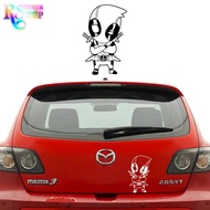 Deadpool Logo Decal Car Sticker / RS 9128