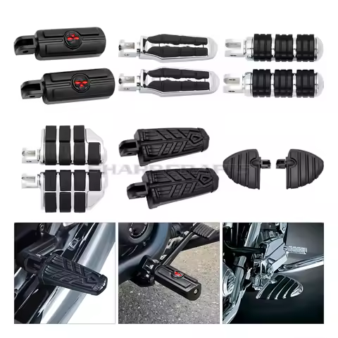 Motorcycle Front Rider Foot Peg Footrests For Honda ST1300 GoldWing GL1800 F6B Valkyrie Can-Am Spyde