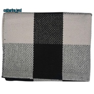 Cotton  Plaid Rugs, Check Rug,23.6Inch x35.4Inch,Checkered Outdoor Rug,Outdoor Plaid Doormat For Kit