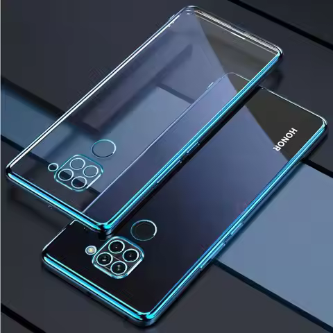 Luxury Plating Bumper Clear Case For Xiaomi Redmi Note 9 Pro Note9 S 9s 9pro Note9pro Soft Silicone 