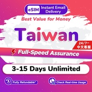 Taiwan eSIM Pro 3-15Days Daily 500MB-3GB Data | Instant Email Delivery | High Speed Travel Data Taiw