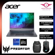 Acer Predator Triton 500 SE PT516-51s-91KS 16'' QHD+ 165Hz Gaming Laptop ( I9-11900H, 32GB, 1TB SSD,