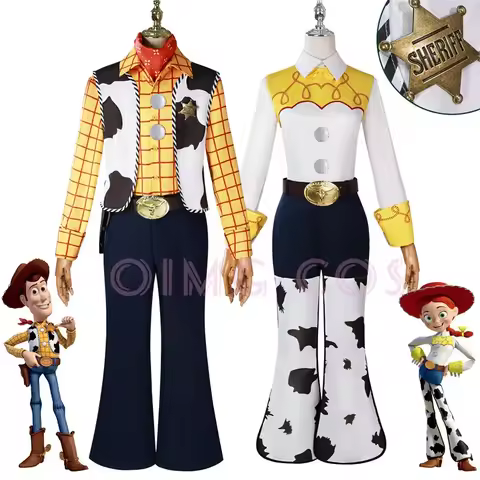 Woody Cosplay Costume Jessie Adult Carnival Uniform Anime Men Halloween Costumes Game Party Masquera