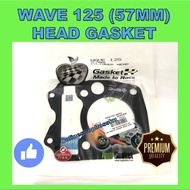 WAVE 125 HEAD GASKET 57 MM NP WAVE125 GASKET HEAD 57MM APPLE W125 GASKET HEAD NP 57 MM WAVE125 WAVE 