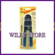 [WILLY STORE] HT-210C 8P8C Network Crimping Pliers/Telephone Pliers Tool 513.21009