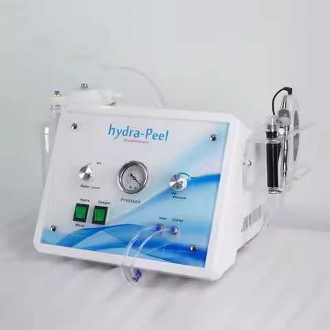 4 in 1 Desktop Oxygen Aqua Jet Peel Microdermabrasion RF & Cavitation Skin Care Facial Machine Anti-