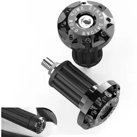 2 PCS Motorcycle Bar End Plugs, Alloy Handlebar Grip End s, it or Motorcycles with Handlebar Inner D