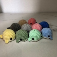 GANTUNGAN Amigurumi Whale Crochet Keychain | Knitted Whale Keychain
