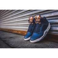 Nike Air Jordan 5 Retro Bronze Gold Brass Blue 136027 - 416