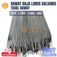 Galvanized Steel Wire Straight Kiloan Straight Wire Variation Thickness 2mm - 2.7mm - 3.4mm - 4mm | 