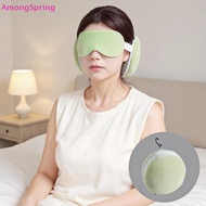 AmongSpring Eye Mask Soft 2 In 1 Eye Mask Pillow Foldable Multifunctional Travel Pillow Light-bloing