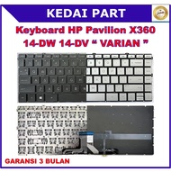 Keyboard hp Pavilion X360 14-DW 14-DW1000 14T-DW000 14t-DW100 DW0052TU 14-DV0003TX 6070B1744903 Back