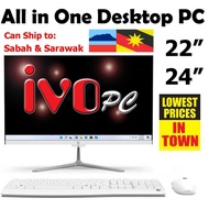 All in one Desktop PC 24" 22" Intel i3 i5