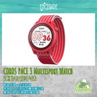 COROS - COROS PACE 3 Multisport Watch - Track Edition Red w/ Nylon Band