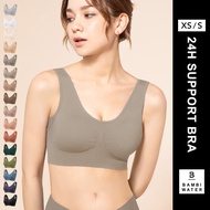 JAPAN DESIGN 24HRS Classic Bra XS／S ｜ Cover Stretch Wireless Anti-Sagging Push up Sleep BAMBI WATER