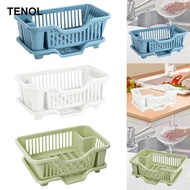 [TENOL] Dish Drainer, Kitchen Utensil Drainer, Organizer, Multifunctional Cutlery Holder, Dish Drain