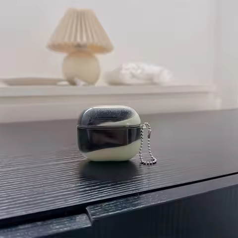 Luminous Glitter Quicksand Earphone Case for AirPods Pro Airpod 4 3 2 Cover Headphone Gloss Moving S