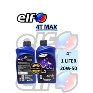 ELF 4T MAX (20W50) Minyak Enjin Motorsikal – Asli dari Singapura (ELF 4T MAX (20W50) Engine Oil Moto