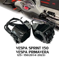 สวิทแฮนด์ ปะกับสวิทซ์ไฟ สีดำ VESPA SPRINT150/ PRIMAVERA 125-150 เวสป้า สปริ้นท์150/ พรีมาเวร่า ชุดสว