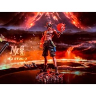 MJ Studio -Portgas D Ace  One Piece Resin Statue GK Anime Figure