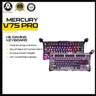 Gravastar Mercury V75 Pro HE Gaming Keyboard Aluminum Alloy Mechanical Wired Gaming Keyboard