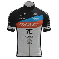 2026 Cycling Team Jersey Wilier 7C Black-Grey Cycling Jersey Limited Sale