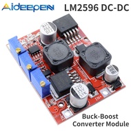 Aideepen DC-DC Step Up Down โมดูลแปลงแรงดันไฟฟ้าบั๊กเพิ่มกำลัง LM2577S LM2596S