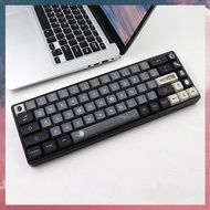 (E B M 133 Keys Keyca Double Shot PBT Keycaps Replacement Parts for Mechanical Keyboard 6.25/7u Spac