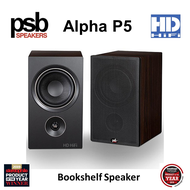 PSB Alpha P5 Bookshelf Speakers Walnut (PAIR) As the Picture One