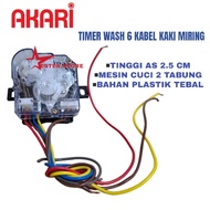 MESIN Timer Wash washing machine 6 wires angled ear/ for Akari 2-tub washing machine