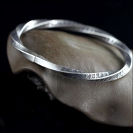 Tibetan silver bracelet (pure 999 silver)