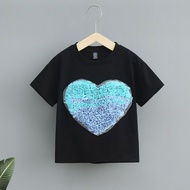 Children's Clothing T-Shirt Pure Cotton Girls' Clothing Short-Sleeved T-Shirt Children's Clothing Wo