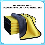 Multipurpose Microfiber Cleaning Cloth 30x30cm Multifunctional 2-Sided Car Motorcycle Cleaning Cloth
