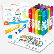 Dot Markers, 30 Colors Washable for Toddlers with Free Activity Book, Bingo Daubers Supplies for Kid