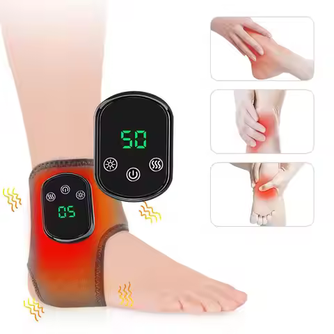 Heated Foot & Ankle Massager Electric Foot Heat Massager Health Care Ankle Massage Wrap For Joint Pr