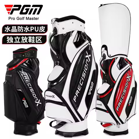 PGM Men Profession Golf Standard Ball Package Multifunctional Golf Clubs Bag PU Leather Waterproof Q