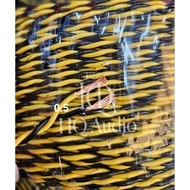 Combo of 5m twisted speaker wire with 0.5 pure copper core, fully dotted (Unit price: 5m)