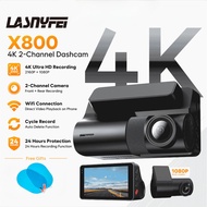 4K 2160P Front X800 Dash Cam Front and Rear 1440P Full HD Dual Dashboard Camera Dashcam 3.0" LCD Dis