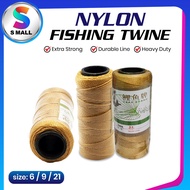 [BROWN] 210D NYLON FISHING TWINE / Tali Nilon Benang memancing / Benang Ikat Batu (6 /9 /21) - 1 ROL