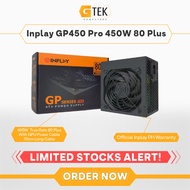 ☩ ⊕ ✴ Inplay GP450 450W True Rated 80 Plus Non-Modular PSU