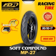 FDR SOFT COMP SPORT MP27 TIRES (90/80-17 & 90/80-14) FDR MP27 TUBLES RACING TIRES SOFT COMPOUND MP27
