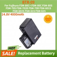 BTR-09 Battery for Fujikura FSM-80C+ FSM-80C FSM-80S FSM-70S FSM-702R FSM-70R FSM-601S FSM-602S FSM-