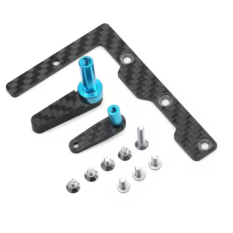 TAMIYA TT02 Carbon Fiber Back-placed Battery Holder Short Battery Prepose Bracket Mount for 1/10 RC 