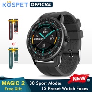 Smartwatch สมาร์ทวอท New KOSPET MAGIC 2 Smart Watch Men Waterproof Sport Band Fitness Tracker Bracelet Bluetooth Smartwatch Women For kid Android IOSSmartwatch สมาร์ทวอท Black With Gift