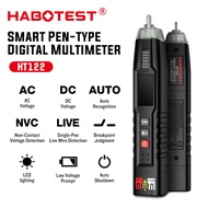 HABOTEST HT122 Pen Type Smart Multimeter 600V AC/DC 4000 Counts NCV Phase Sequence Detection Automat