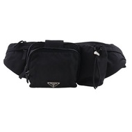 【日本直送】PRADA 側背包 腰包 VA0056 尼龍 黑色 中性【二手】