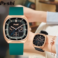 POSHI Fashion Women’s Smart Digital Watch Women Waterproof Korean Style Square Rubber Quartz Movement Ladies Watches Original On Sale Brand relos for Womens